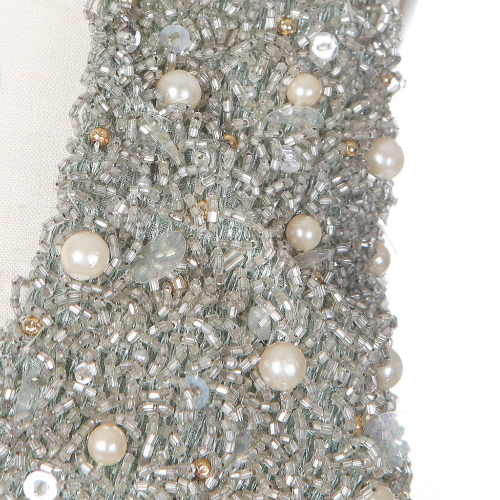 BEADED HALTER DRESS AND JACKET